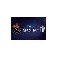 I'm A Space  Nut Bubble-free stickers - Starry Starry Night